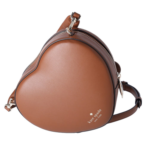 Kate Spade 3D NYC Pretzel Crossbody Brown Leather Bag KI974 Novelty